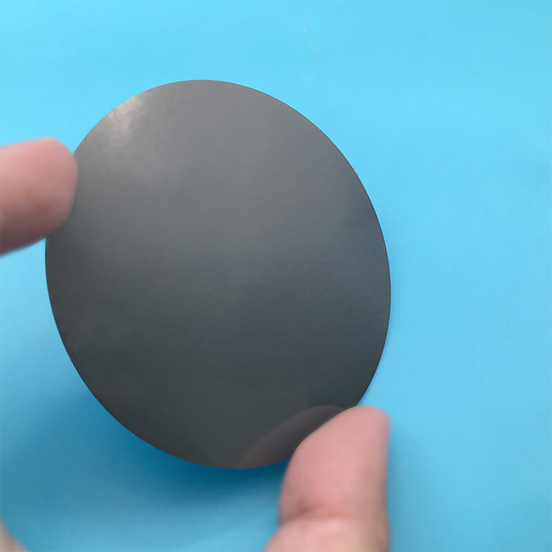 Black zirconia ceramic plate