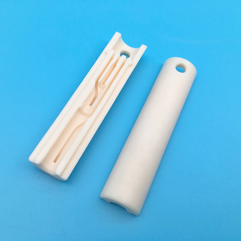 Alumina ceramic protective sleeve for electric soldering iron