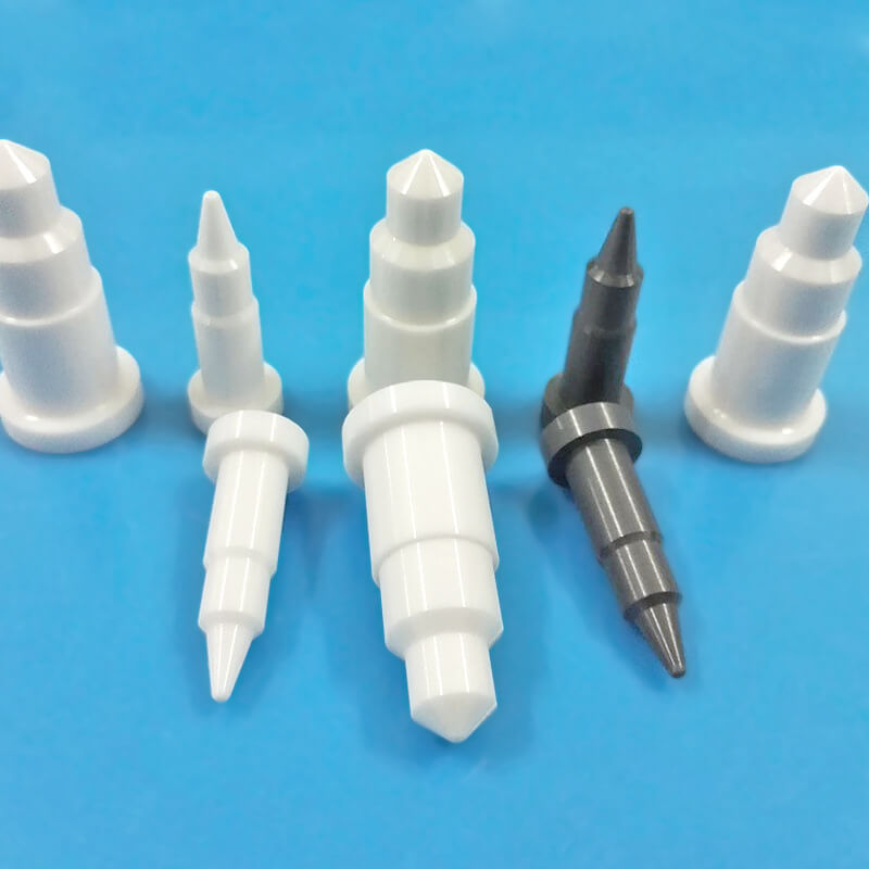 Welding ceramic zirconia step shaft
