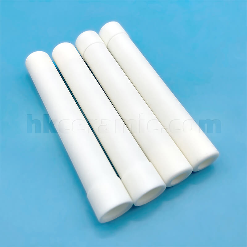 Four aluminum oxide ceramic tubes