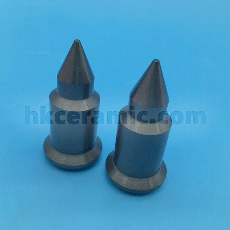 Ceramic positioning pin for welding