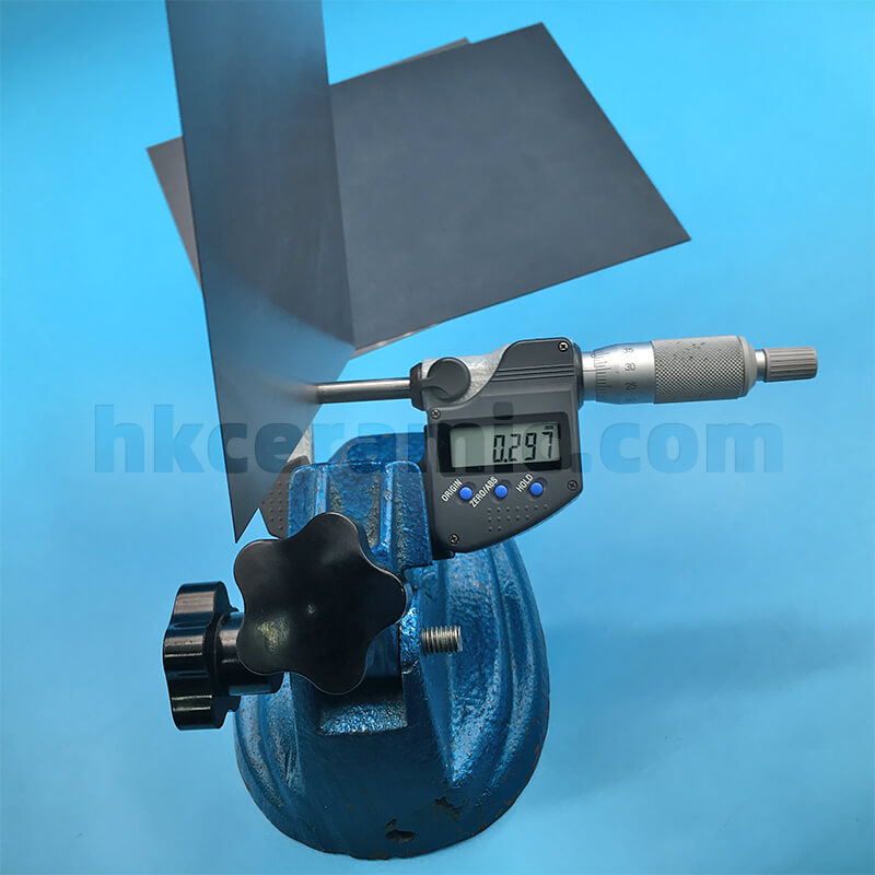 Ultra-thin ceramic partition plate