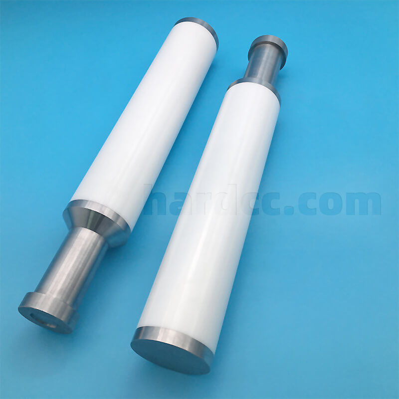 Stainless steel zirconia ceramic plungers